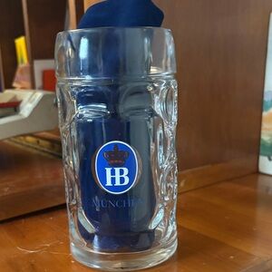 Glass Beer Stein